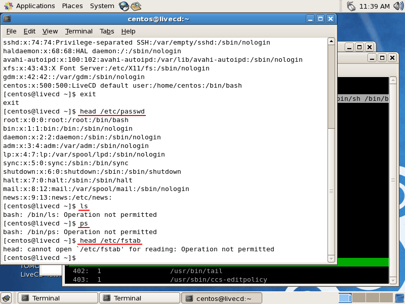 not learned commands are denied 1st_bash.png